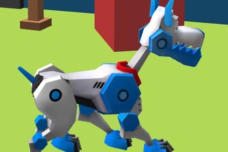 Симулятор собаки-робота в городе
